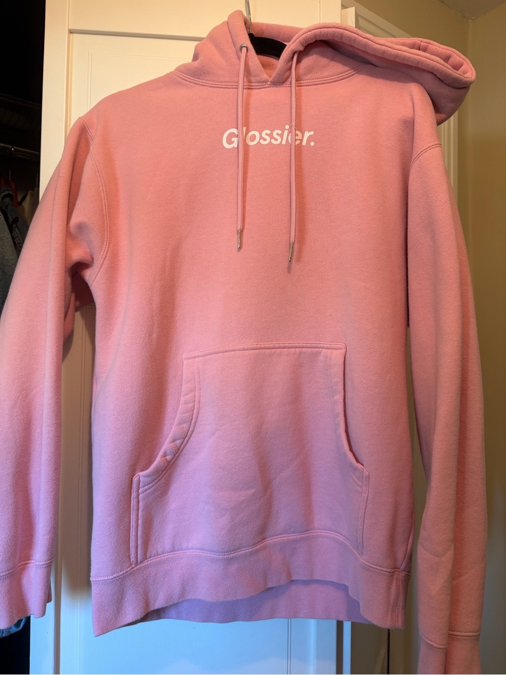Glossier Hoodie Pink